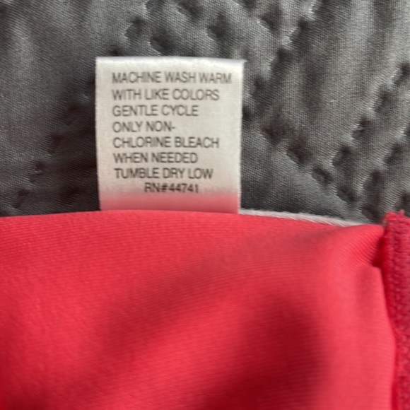 ASPIRE Melon Pink Racerback Athletic Yoga Sports Bra - Picture 5 of 6